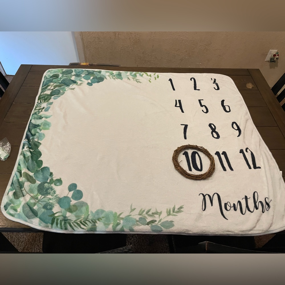 New Monthly Milestone Blanket Set